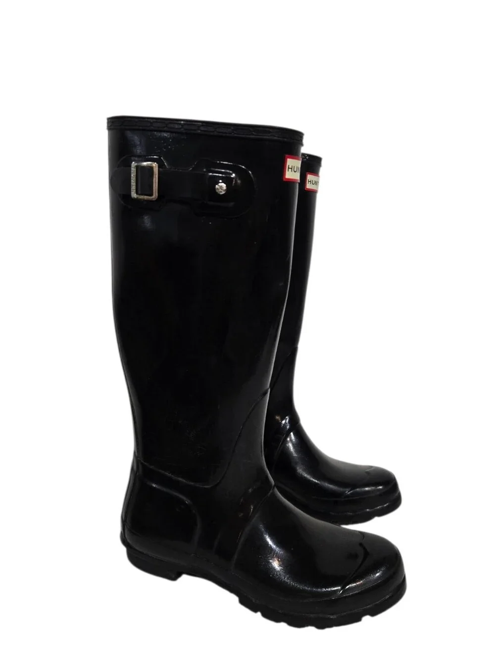 Hunter Black Gloss Tall Boots